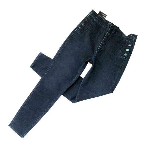 NWT J Brand Natasha in Complex Eco Sky High Skinny Button Fly Stretch Jeans 32